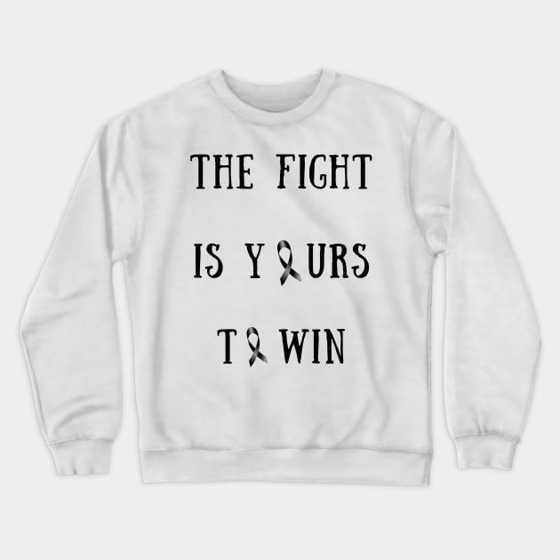 The fight is yours to win Crewneck Sweatshirt by IOANNISSKEVAS